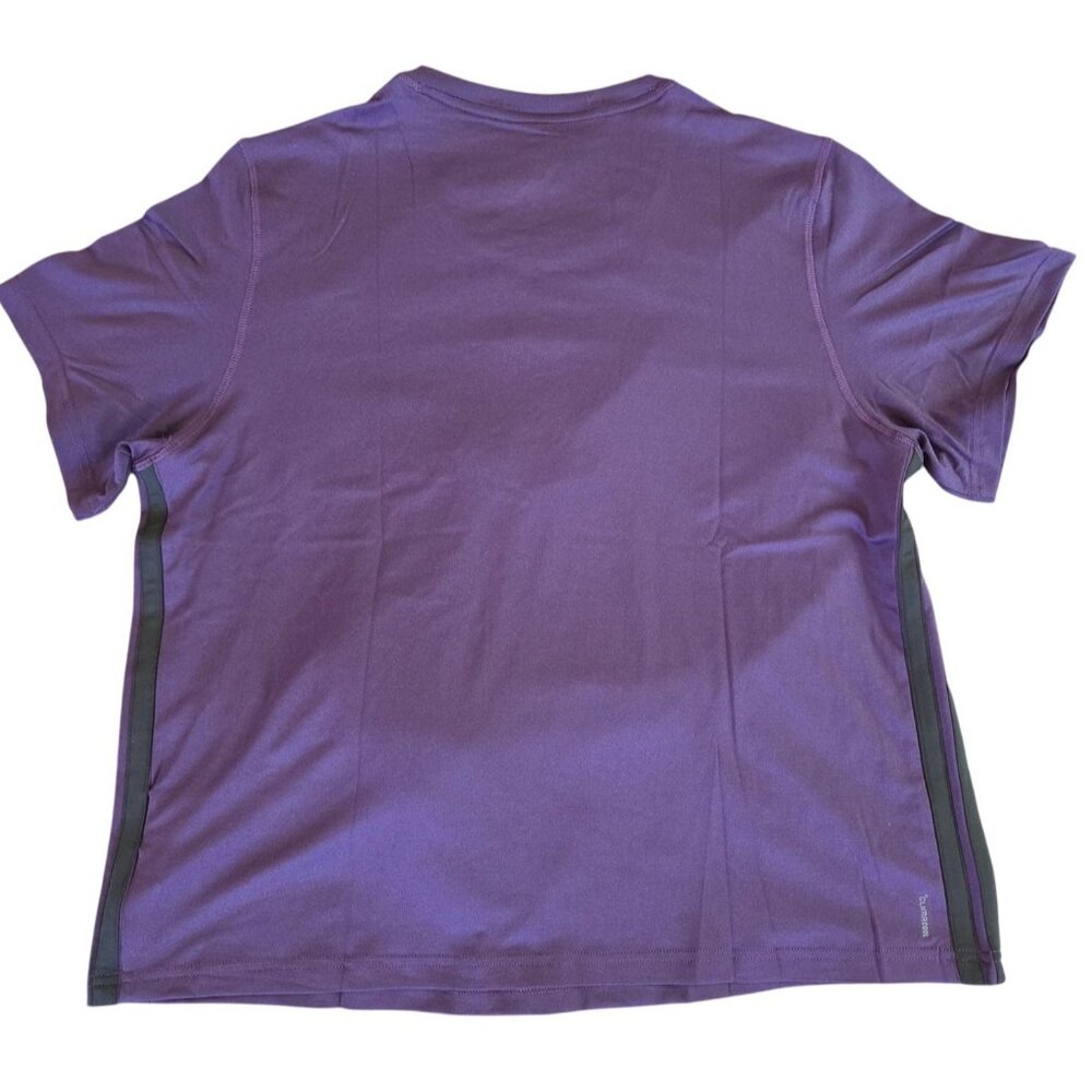 Adidas Womens Climalite Crew Tee XL Purple Activewear Lightweight NWT - Picture 2 of 11